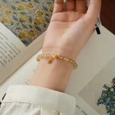 OZ Dorothy Series YE1000 Rutilated Quartz Citrine Bracelet